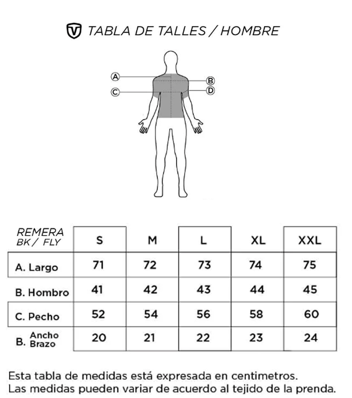 Tabla de talles
